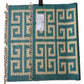 Hand Woven Woollen Dhurrie with Geometric Pattern – Elegant & Durable Floor Rug