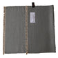 Elegant Hand Woven Woollen Dhurrie with Tassel Edges – Grey