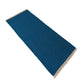 Hand Woven Woollen Dhurrie – Solid Blue with Fringe Edges
