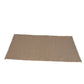 Hand Woven Woollen Dhurrie – Minimalist Natural Beige Floor Rug with Fringe Edges