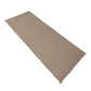 Hand Woven Woollen Dhurrie – Minimalist Natural Beige Floor Rug with Fringe Edges