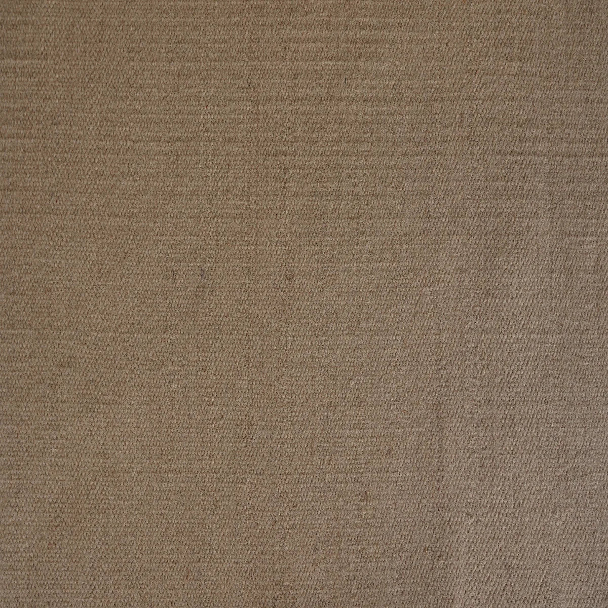 Hand Woven Woollen Dhurrie – Minimalist Natural Beige Floor Rug with Fringe Edges