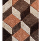 Hand Tufted Polyester Shaggy Rug – Geometric Modern Design for Living Room & Bedroom
