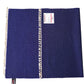 Hand Woven Woolen Dhurrie in Solid Royal Blue – Durable & Elegant Flatweave Rug