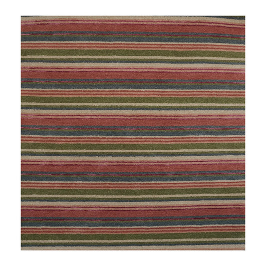 Autumn Stripes Handloom Woollen Rug