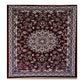 Elegant Traditional Machine Made Rug with Intricate Floral Medallion Design