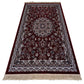 Elegant Traditional Machine Made Rug with Intricate Floral Medallion Design