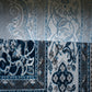 Elegant Machine-Made Persian Style Rug – Blue & Grey Medallion Design