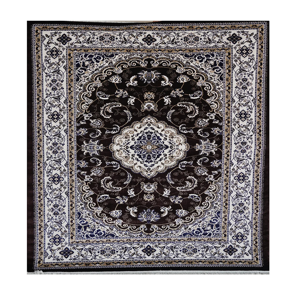 Elegant Traditional Persian Style Machine-Made Rug