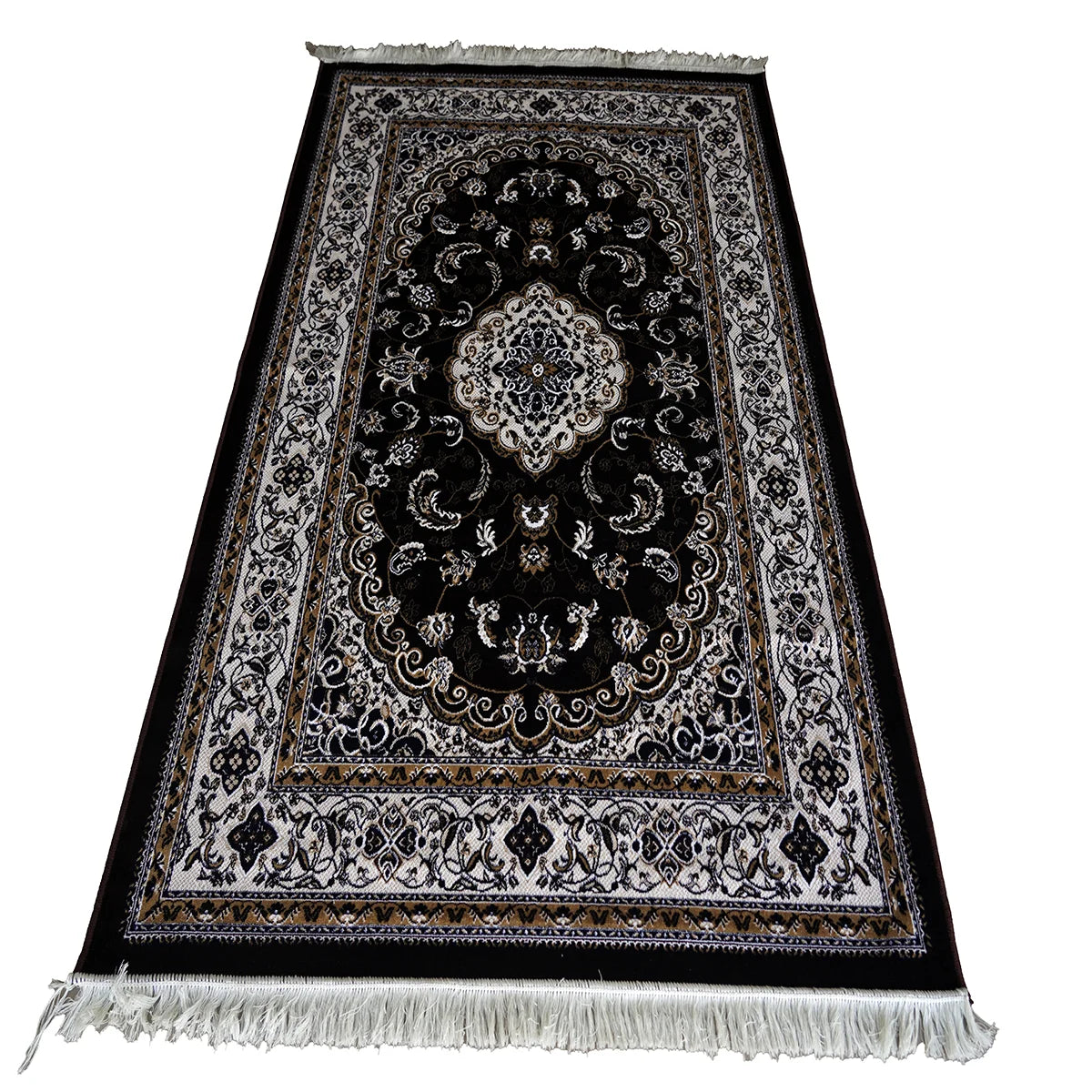 Elegant Traditional Persian Style Machine-Made Rug