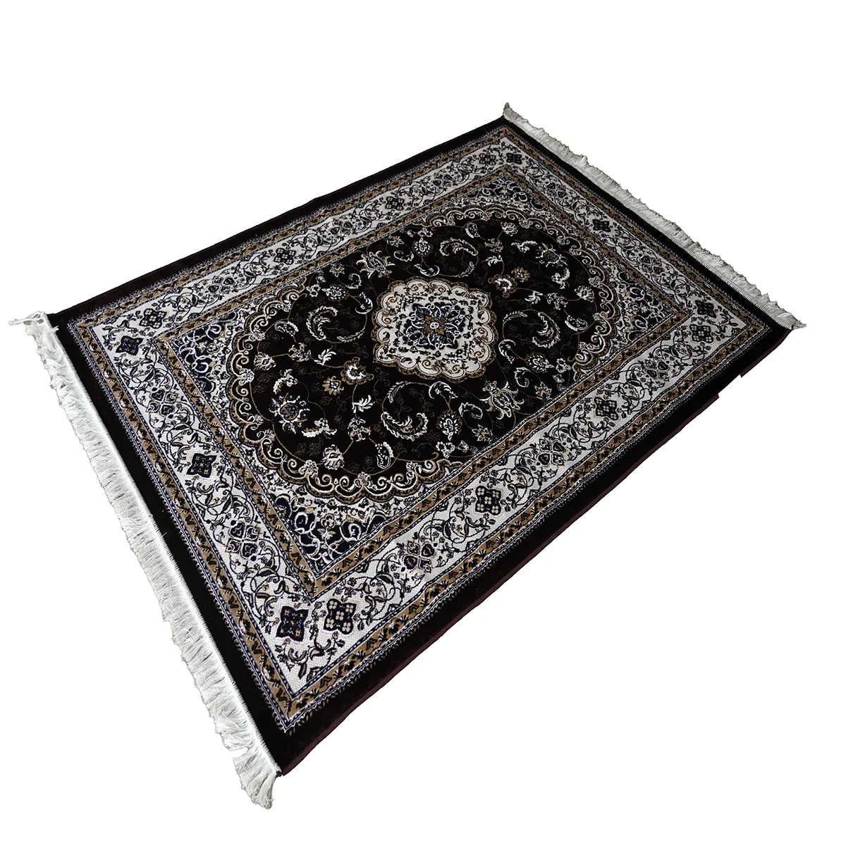 Elegant Traditional Persian Style Machine-Made Rug