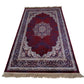 Elegant Traditional Persian Design Machine-Made Rug – Burgundy & Ivory