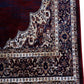 Elegant Traditional Persian Design Machine-Made Rug – Burgundy & Ivory