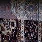 Elegant Traditional Persian Design Machine-Made Rug – Burgundy & Ivory