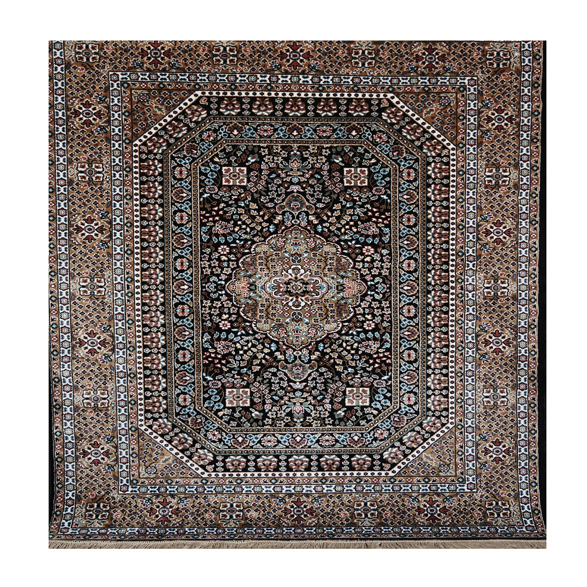 Elegant Traditional Machine-Made Persian Style Rug