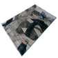 Modern Abstract Brushstroke Design Machine-Made Rug