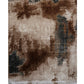 Modern Abstract Machine-Made Rug – Contemporary Area Carpet for Living Room & Bedroom