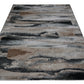 Modern Abstract Machine-Made Rug – Neutral Toned Contemporary Area Carpet